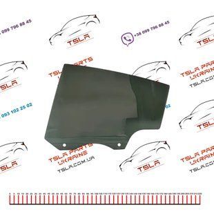 Скло двері заднє ліве оригінал Tesla Model Y 20- 1607584-00-A 1607584-00-A фото
